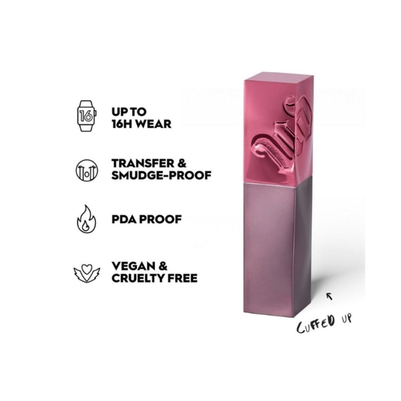 Urban Decay Vice Lip Bond Glossy Longwear Liquid Lipstick Cuffed Up (New) - Picture 7 of 11